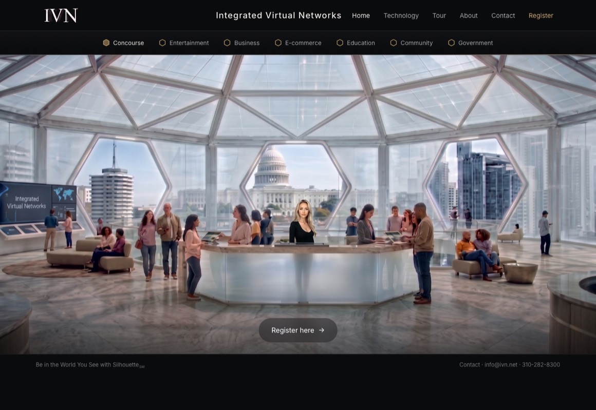 Interactive website for a US technology company